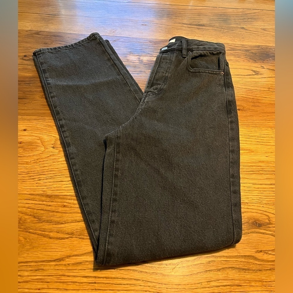 PacSun Black Straight Dad Jeans Timeless Style Size 25